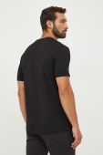 Бавовняна футболка BOSS колір чорний з принтом (3478510)