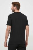 Бавовняна футболка BOSS колір чорний з принтом (3354568)