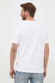 Бавовняна футболка BOSS колір білий з принтом (3360793)