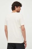 Бавовняна футболка Boss Orange BOSS ORANGE колір бежевий однотонна