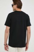 Бавовняна футболка PS Paul Smith колір чорний однотонний