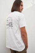 Бавовняна футболка PS Paul Smith колір білий з принтом (3294499)