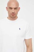 Бавовняна футболка Polo Ralph Lauren колір білий однотонний (3260178)