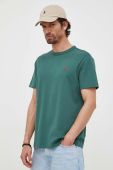Бавовняна футболка Polo Ralph Lauren колір зелений однотонний (3260188)