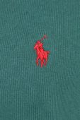 Бавовняна футболка Polo Ralph Lauren колір зелений однотонний (3260188)