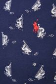 Бавовняна футболка Polo Ralph Lauren колір синій візерунок (3274638)