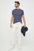 Бавовняна футболка Polo Ralph Lauren колір синій візерунок (3274648)