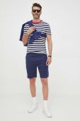 Бавовняна футболка Polo Ralph Lauren колір синій візерунок (3274658)