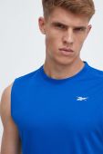 Тренувальна футболка Reebok Tech колір блакитний
