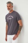 Бавовняна футболка Pepe Jeans Waddon колір сірий з принтом