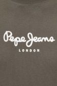 Бавовняна футболка Pepe Jeans колір зелений з принтом (3297288)