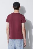 Бавовняна футболка Alpha Industries колір бордовий з принтом 188505.184-Burgundy