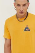 Бавовняна футболка Billabong колір жовтий з принтом (3451988)