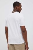 Бавовняна футболка Billabong колір білий однотонний