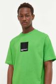 Бавовняна футболка Karl Lagerfeld Jeans колір зелений з принтом (3352198)