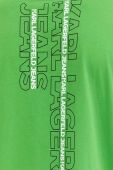 Бавовняна футболка Karl Lagerfeld Jeans колір зелений з принтом (3352198)