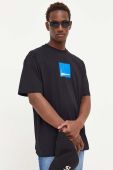 Бавовняна футболка Karl Lagerfeld Jeans колір чорний з принтом (3352194)