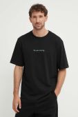 Бавовняна футболка Filling Pieces колір чорний з принтом (3508659)