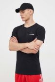 Бавовняна футболка Columbia колір чорний з принтом (3520677)