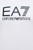 Бавовняна футболка EA7 Emporio Armani колір білий з принтом (3534860)