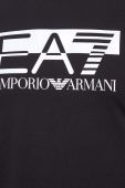 Бавовняна футболка EA7 Emporio Armani колір чорний з принтом (3610941)