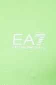 Футболка EA7 Emporio Armani чоловічий колір зелений однотонний