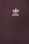 Бавовняна футболка adidas Originals чоловічий колір коричневий з аплікацією