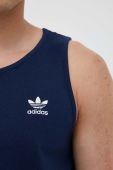 Бавовняна футболка adidas Originals колір блакитний