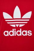 Бавовняна футболка adidas Originals колір червоний з принтом
