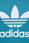 Бавовняна футболка adidas Originals колір бірюзовий з принтом