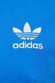 Бавовняна футболка adidas Originals з аплікацією колір блакитний (3363608)