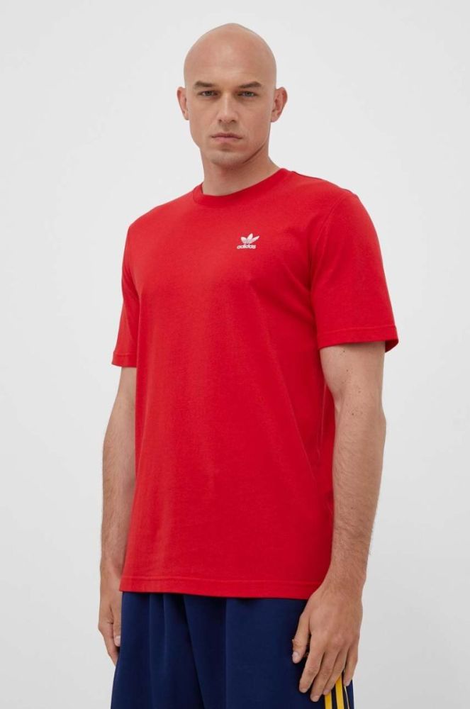 Бавовняна футболка adidas Originals колір червоний з аплікацією (3363617) фото 4
