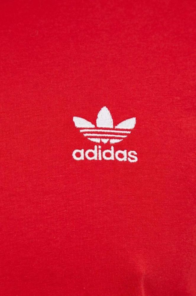 Бавовняна футболка adidas Originals колір червоний з аплікацією (3363617) фото 5