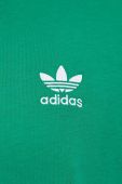 Бавовняна футболка adidas Originals колір зелений з аплікацією (3363622)