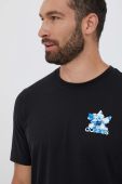 Бавовняна футболка adidas Originals колір чорний з принтом (3360867)