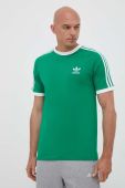 Бавовняна футболка adidas Originals колір зелений з принтом (3363627)