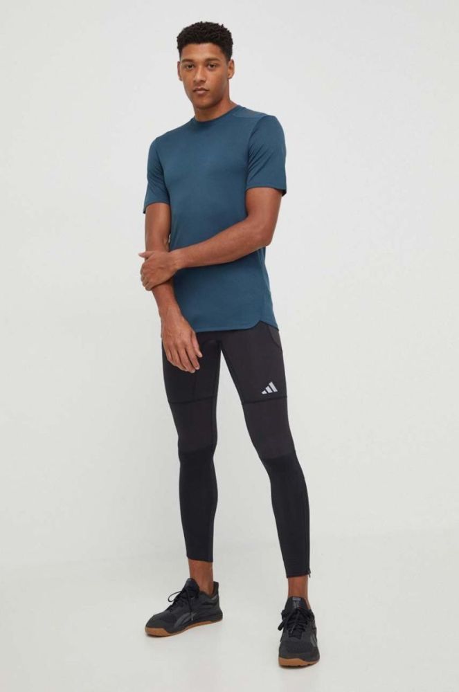Тренувальна футболка adidas Performance Designed 4 Training колір зелений однотонна фото 2