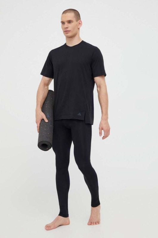Тренувальна футболка adidas Performance Base колір чорний однотонна (3521683) фото 2