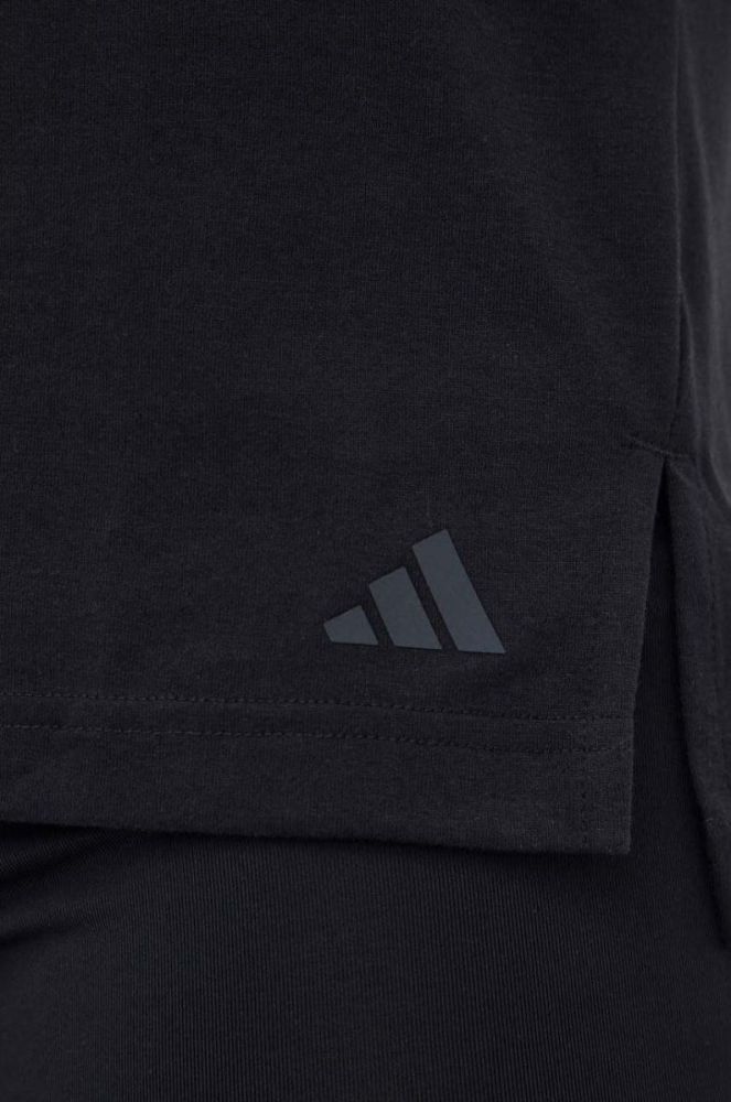 Тренувальна футболка adidas Performance Base колір чорний однотонна (3521683) фото 5