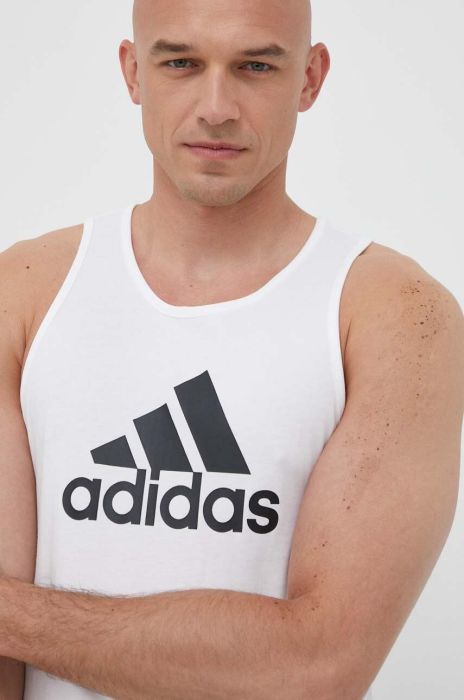 Бавовняна футболка adidas колір білий (3363632)