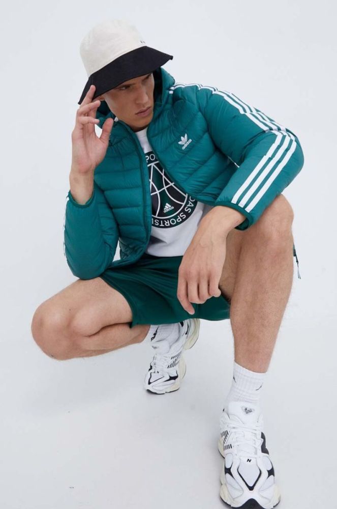 Бавовняна футболка adidas колір білий з принтом (3538960) фото 4