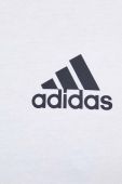 Бавовняна футболка adidas чоловічий колір білий з принтом