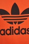 Бавовняна футболка adidas Originals чоловічий колір помаранчевий з принтом