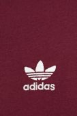 Бавовняна футболка adidas Originals чоловічий колір бордовий однотонний