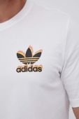 Бавовняна футболка adidas Originals колір білий з принтом (3354660)
