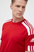 Тренувальна футболка adidas Performance Squadra 21 колір червоний з аплікацією