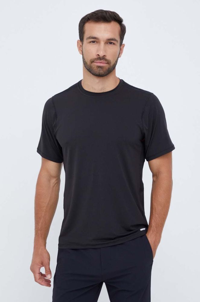 Спортивна футболка Helly Hansen Tech колір чорний візерунок