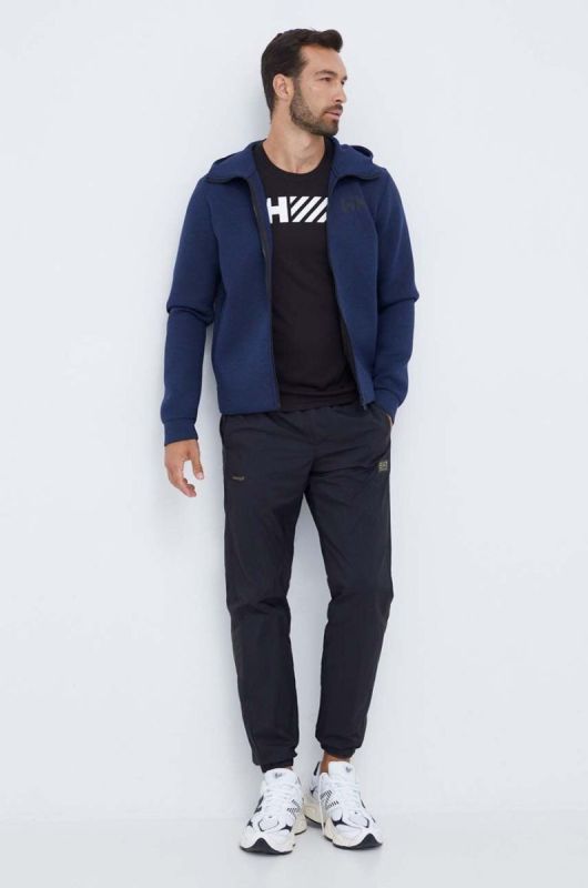 Спортивна футболка Helly Hansen Lifa Tech колір чорний з принтом фото 2