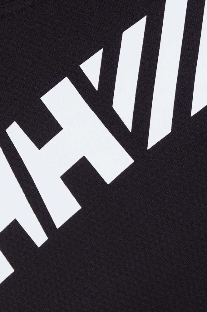Спортивна футболка Helly Hansen Lifa Tech колір чорний з принтом фото 5