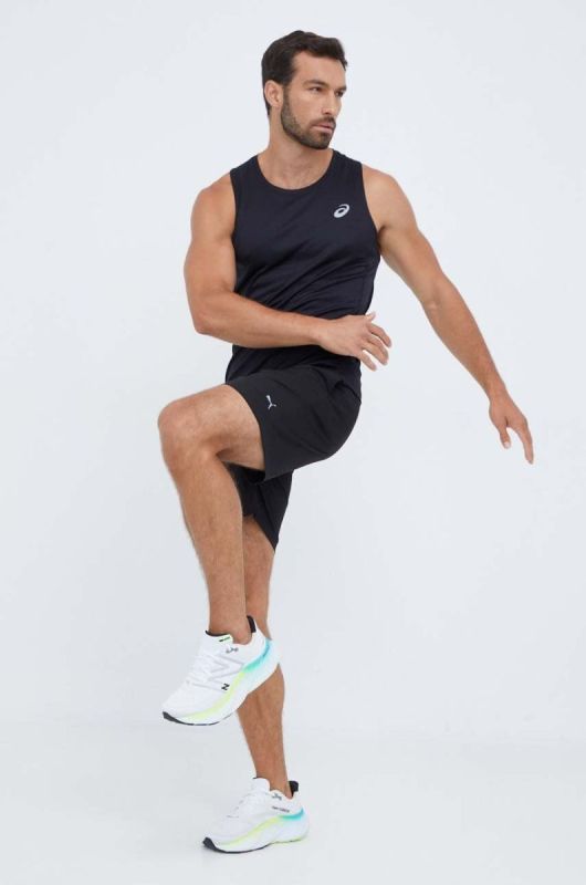 Бігова футболка Asics Core колір чорний (3472336) фото 2